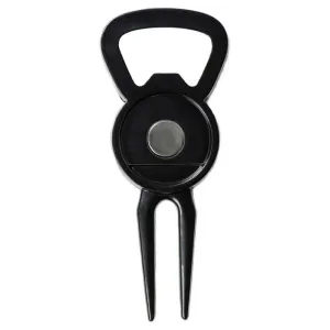 Black Bottle Opener Divot Tool