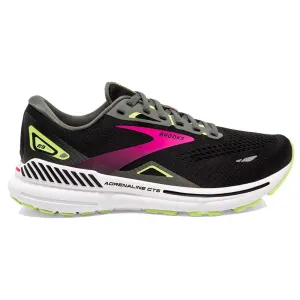 Women's Adrenaline GTS 23 Running Shoe - Black/Gunmetal/Sharp Green- Regular (B)