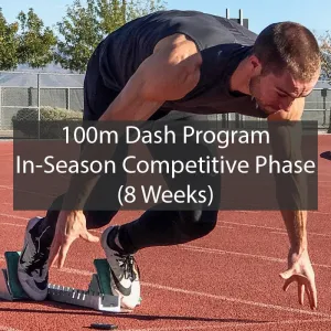 100m Dash Sprint Training Program PDF - In Season Competitive Phase