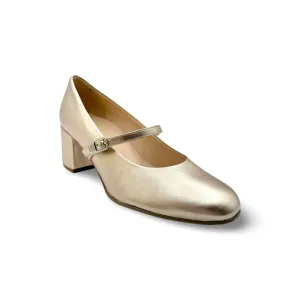 104211 Emely Gold Mary Jane Pump