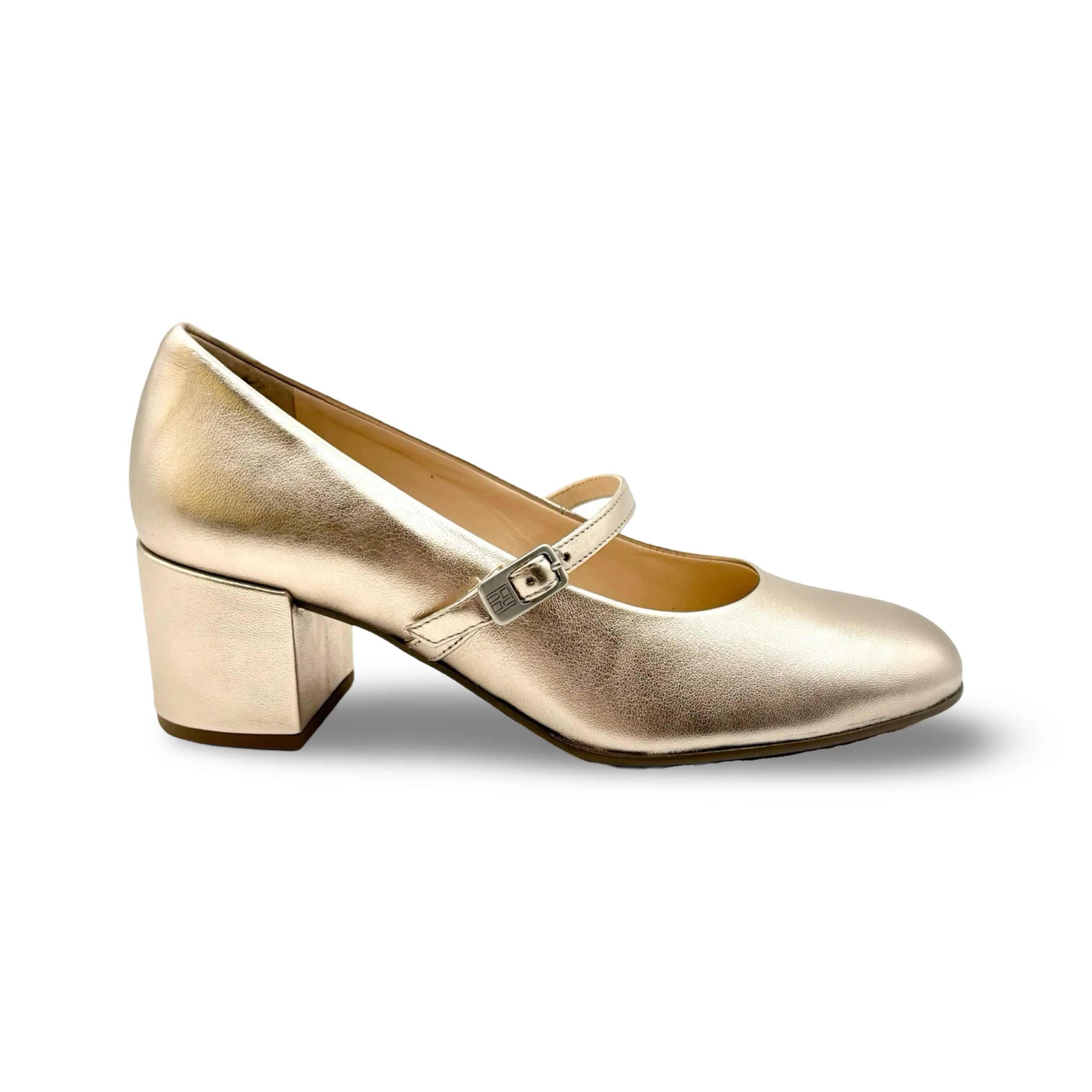 104211 Emely Gold Mary Jane Pump