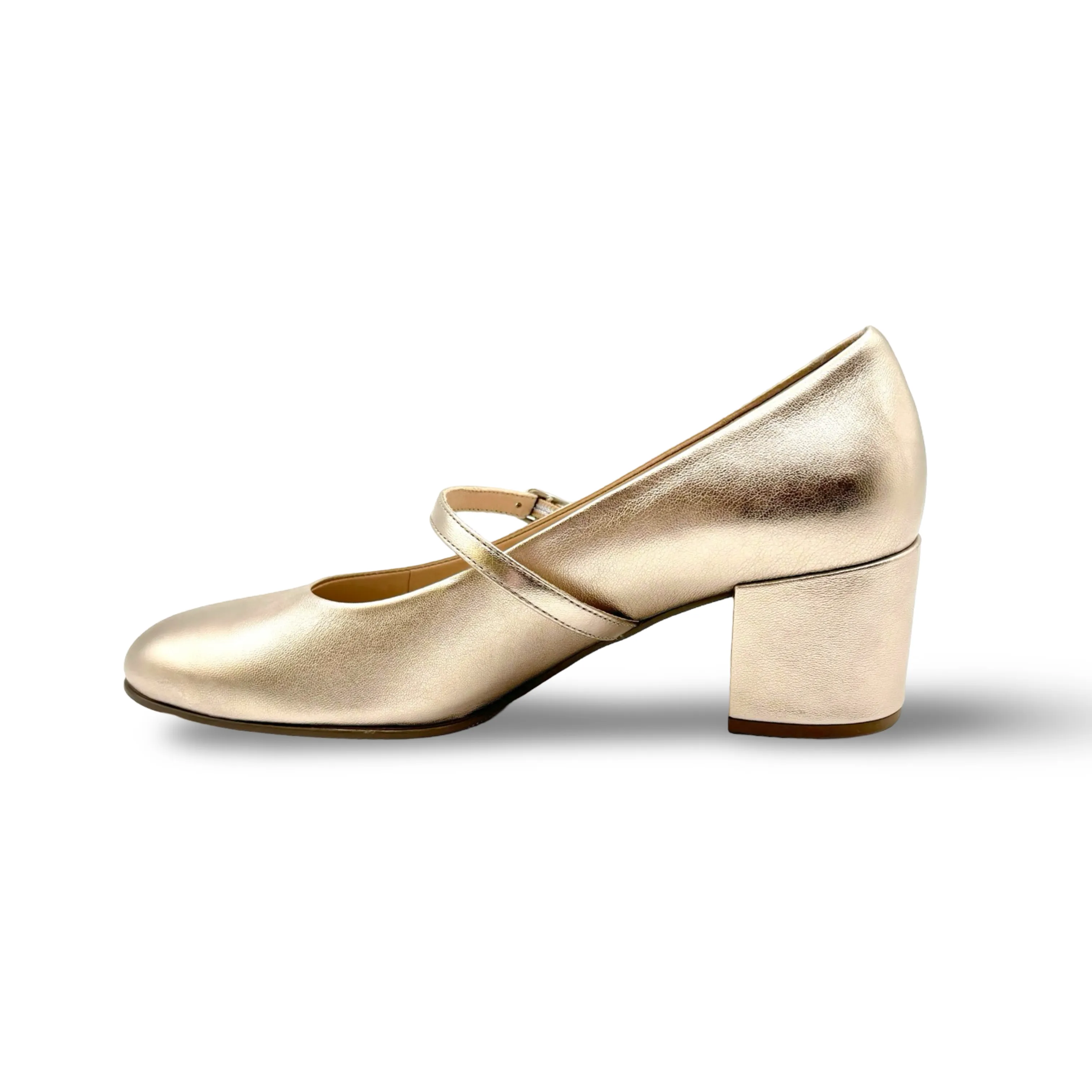 104211 Emely Gold Mary Jane Pump