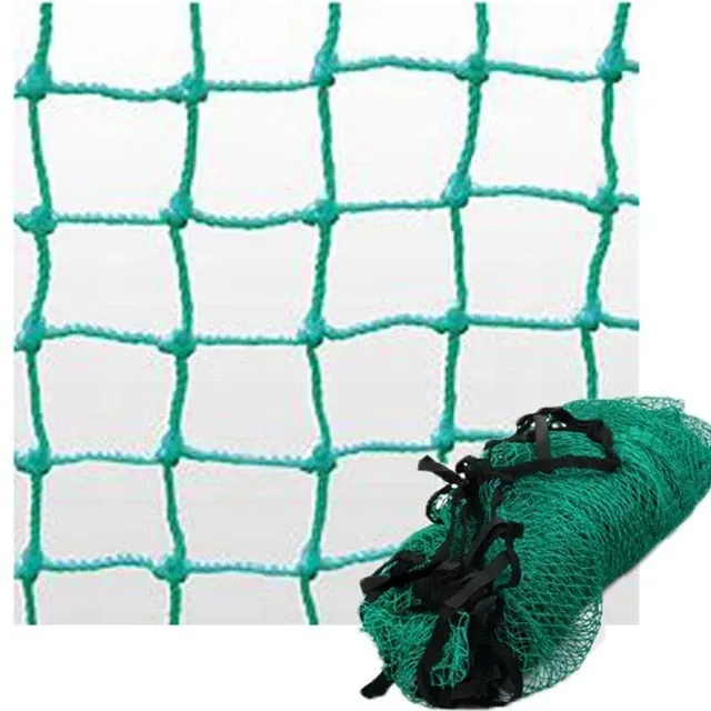 10ft x 10ft Green Strong Nylon Rope Golf Practice Net Sports Football Tennis Barrier Impact Net Golf Training Aids Equipment