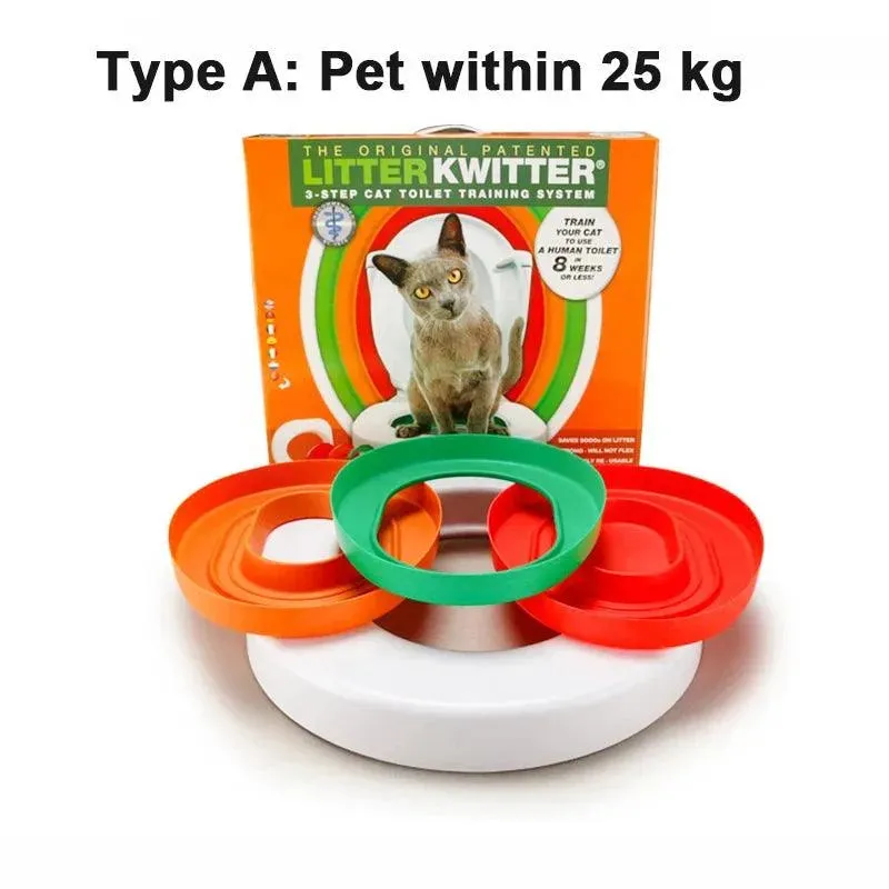 3-Stage Cat Toilet Training Kit Gradual Transition