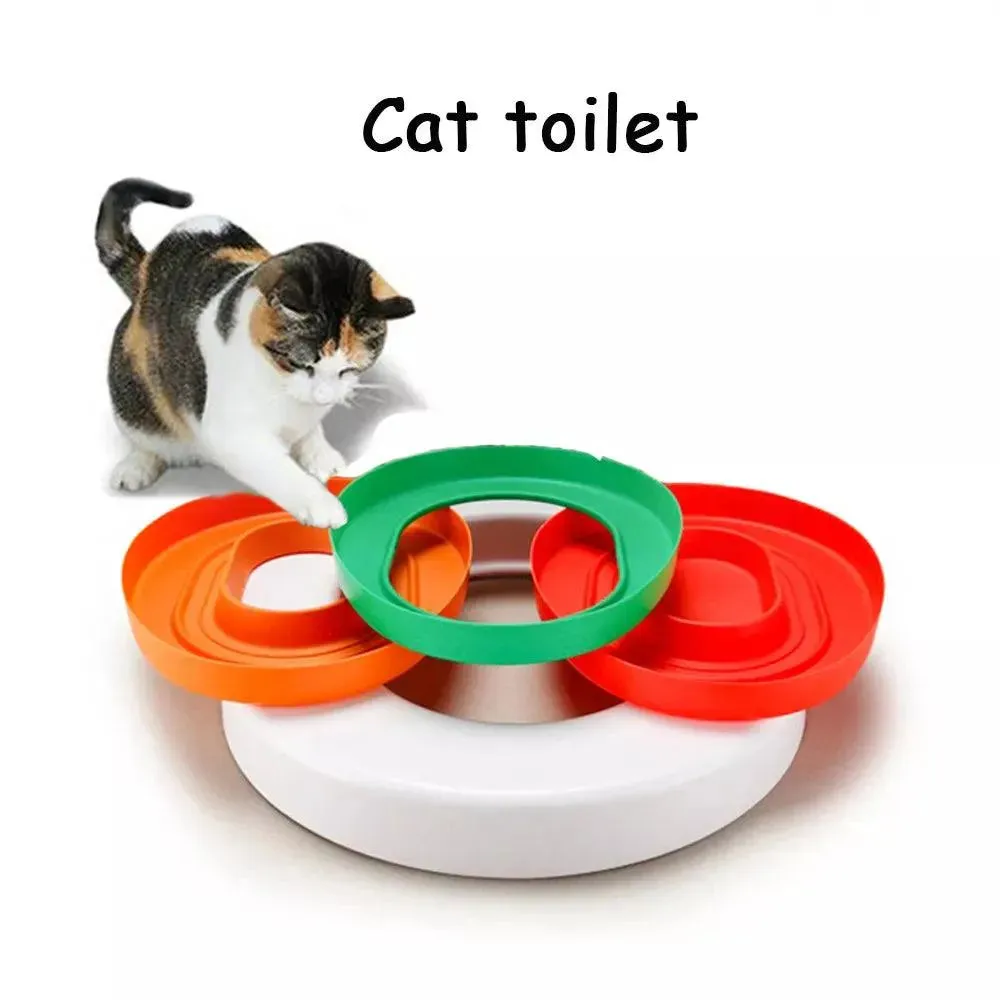 3-Stage Cat Toilet Training Kit Gradual Transition