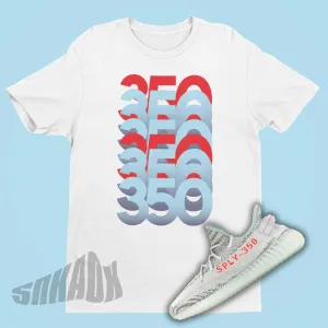 350 Stack Shirt To Match Yeezy 350 Boost V2 Blue Tint