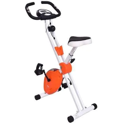 45" Folding Adjustable Resistance Magnetic Exercise Bike