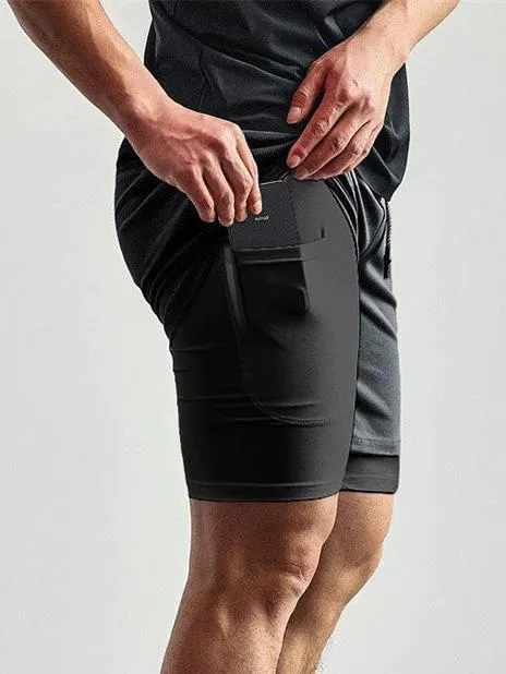 50% HUNGRY 50% TIRED Performance Training Shorts