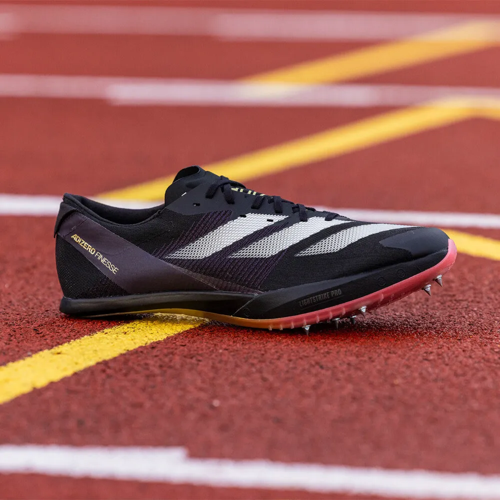 adidas Adizero Finesse Running Spikes Core Black / Zero Metalic / Spark