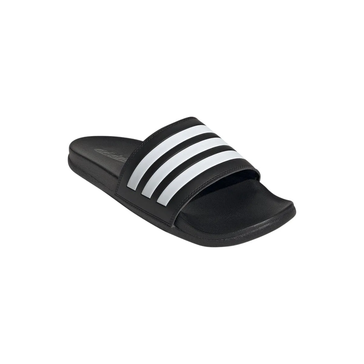 ADIDAS MEN'S ADILETTE COMFORT BLACK/WHITE SLIDES