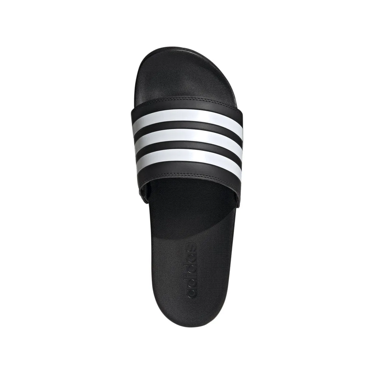 ADIDAS MEN'S ADILETTE COMFORT BLACK/WHITE SLIDES