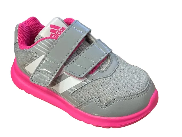 Adidas scarpa da ginnastica da bambina AltaRun CF BA9412 grigio-rosa