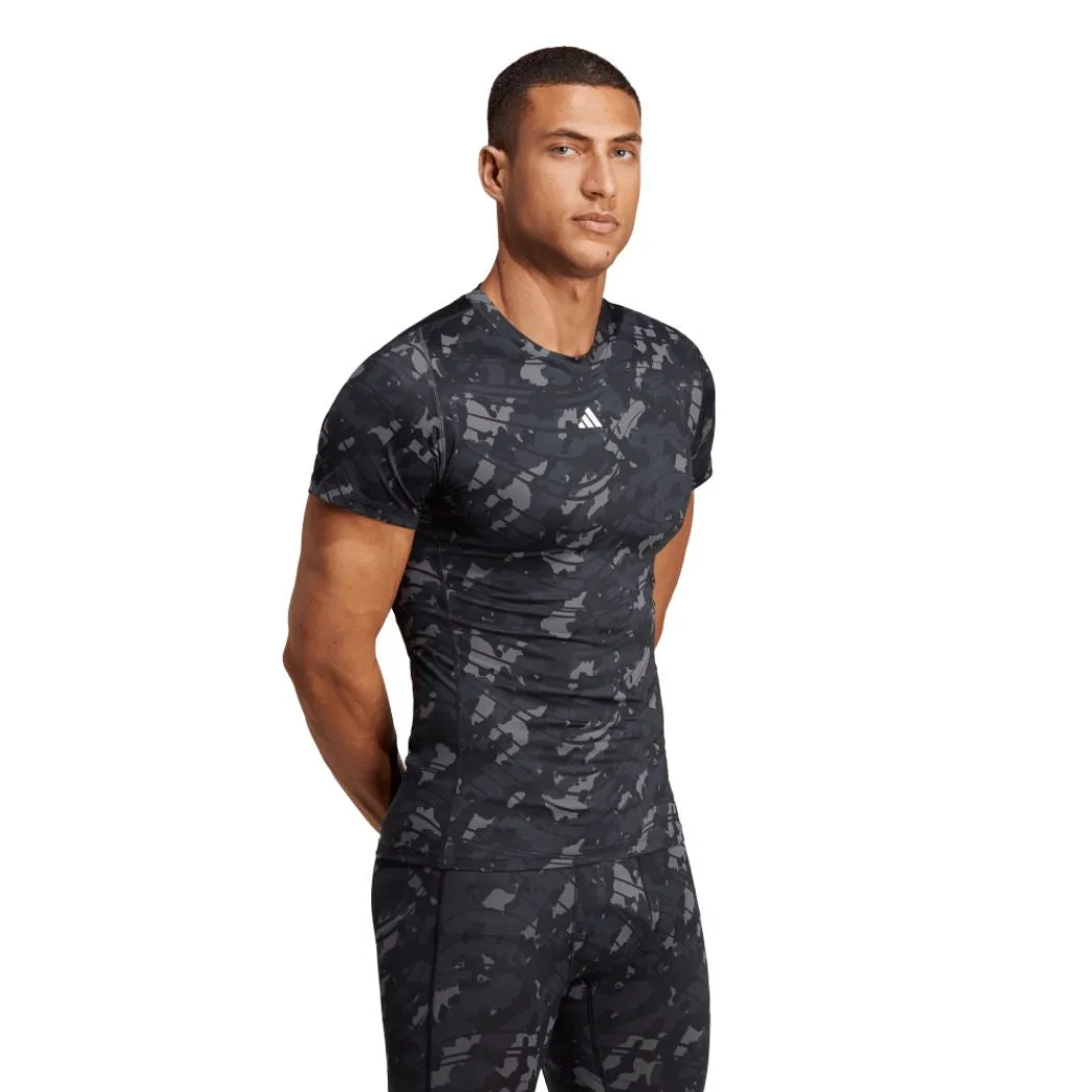 adidas Techfit All Over Print Training Men's Tee