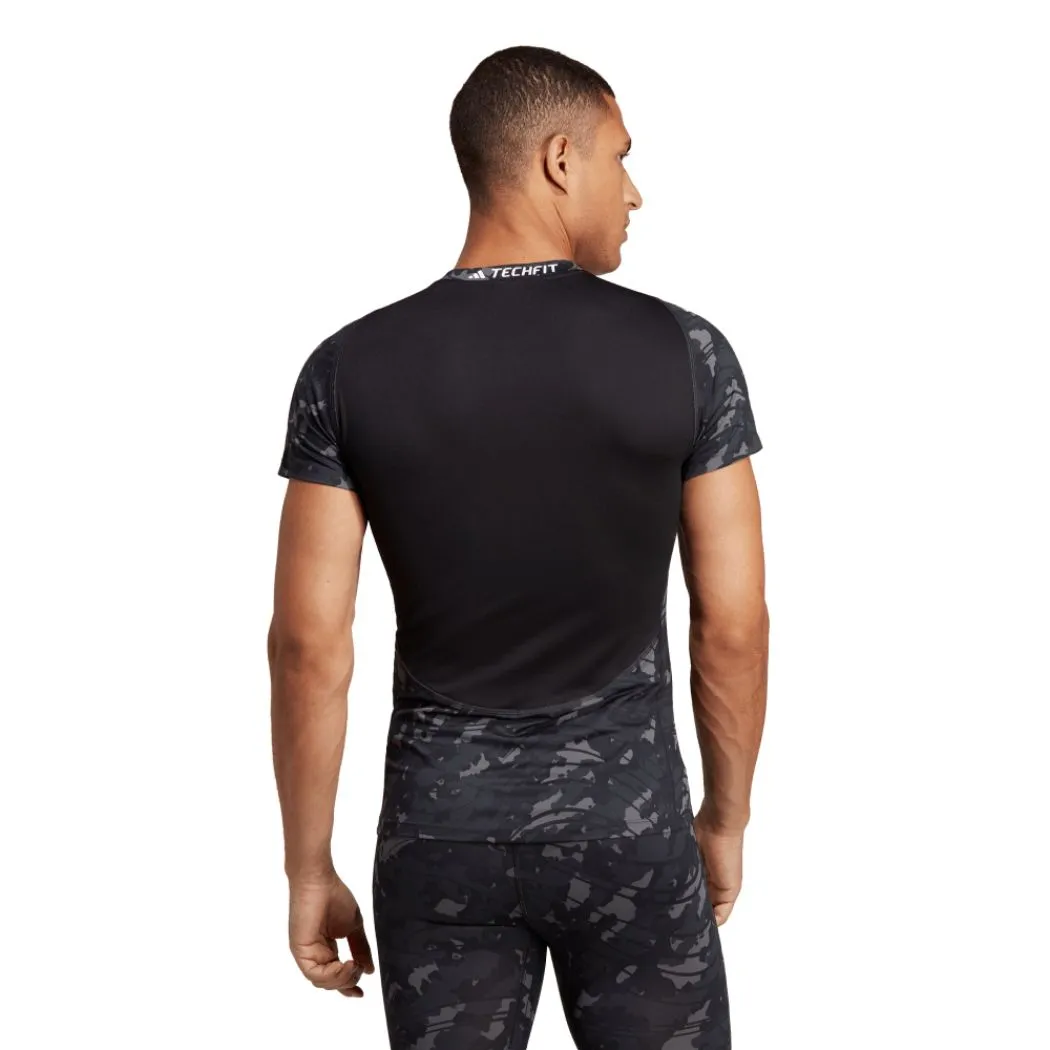 adidas Techfit All Over Print Training Men's Tee