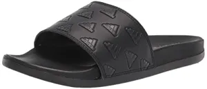 adidas Unisex Adilette Comfort Slide Sandal, Core Black/Carbon/Core Black, 7 US Men