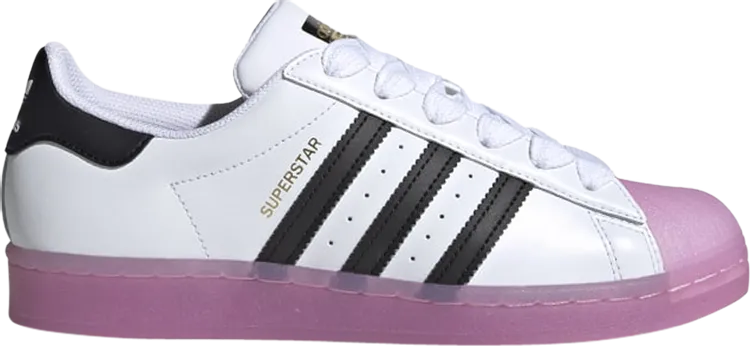 Adidas Wmns Superstar 'Rubber Shelltoe - Shock Purple' Sneakers, Purple