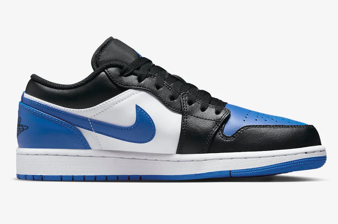 Air Jordan 1 Low White Royal Blue Black White 553558-140