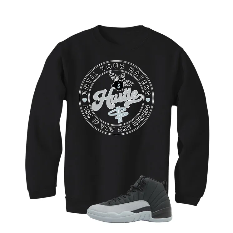 Air Jordan 12 Black/Wolf Grey Black T-Shirt (Haters Catch Up)| illcurrency