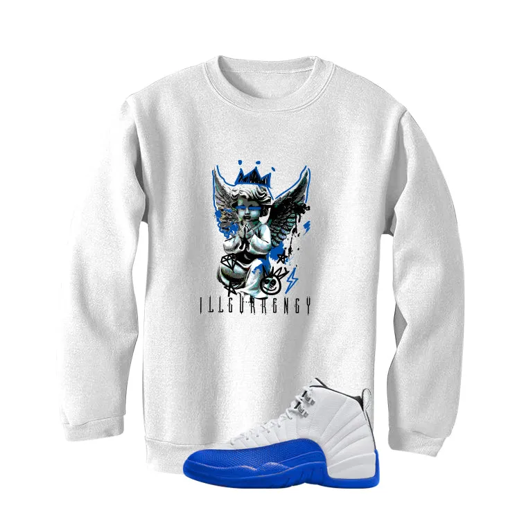 Air Jordan 12 Blueberry White T-Shirt (Graffiti Angel)| illcurrency