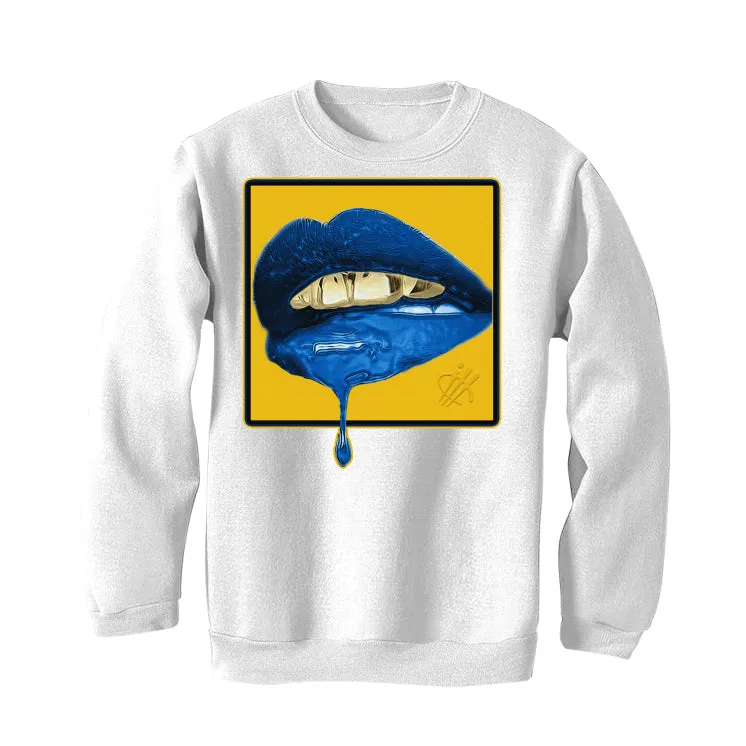 AIR JORDAN 14 LANEY |ILLCURRENCY White T-Shirt (LIPSTICK)