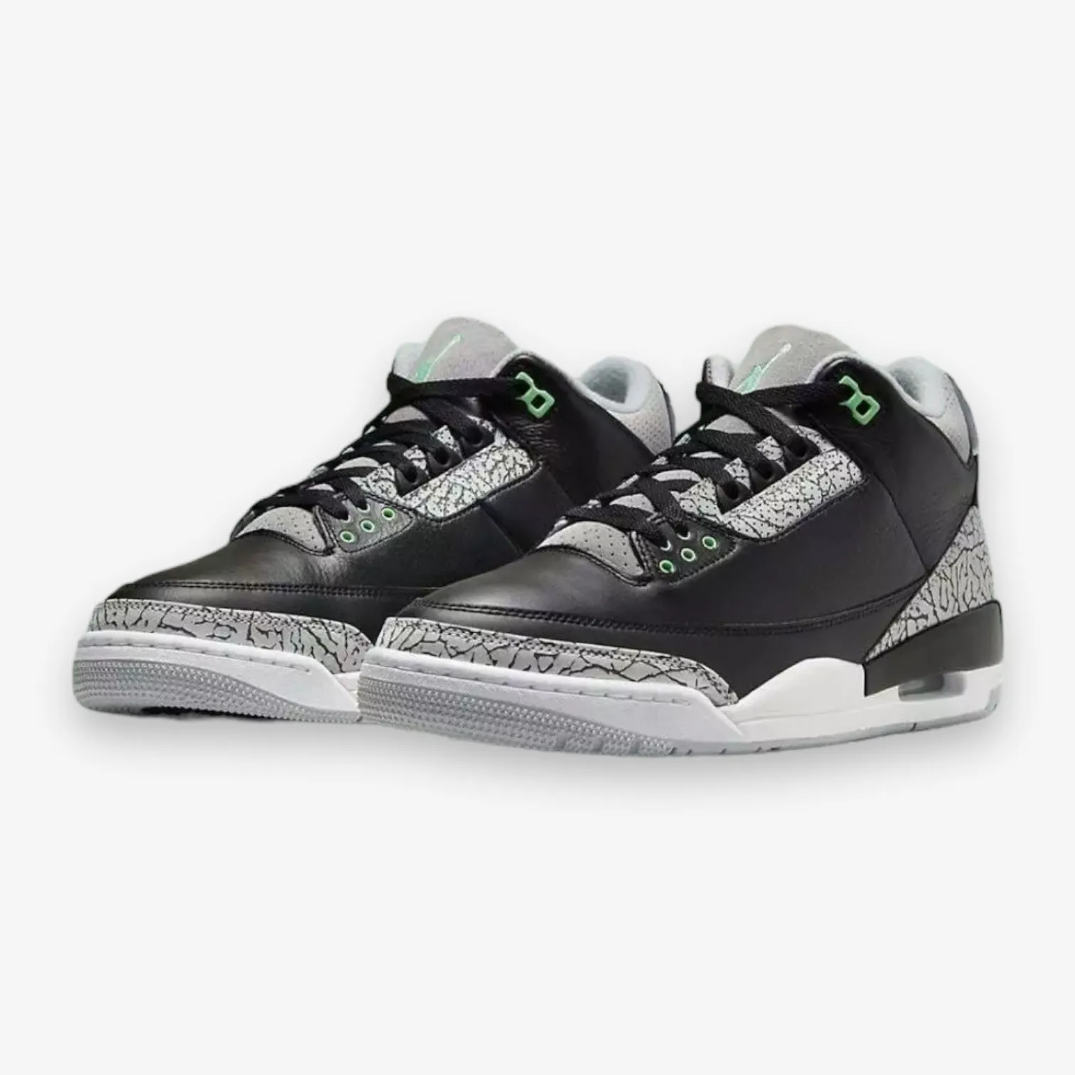 Air Jordan 3 Retro Black Green Glow Wolf Grey CT8532-031