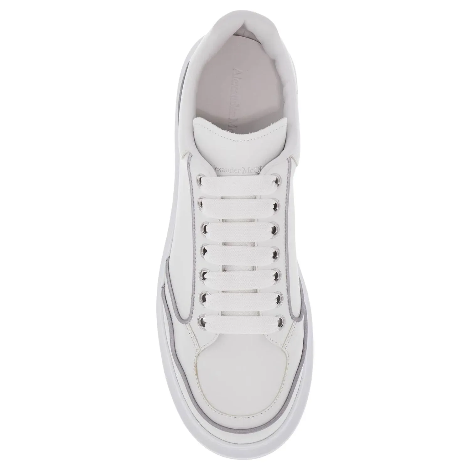 Alexander Mcqueen  smooth leather  oversized sneakers