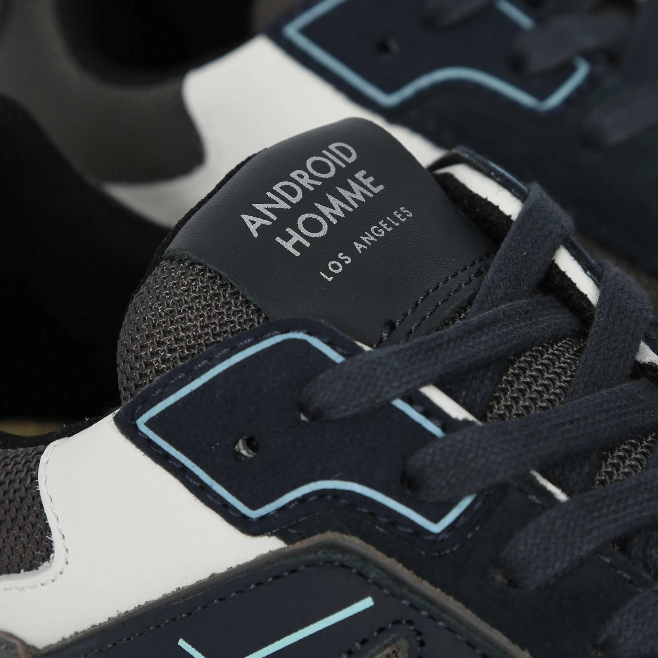 Android Homme AH One Trainer in Navy, Grey & White