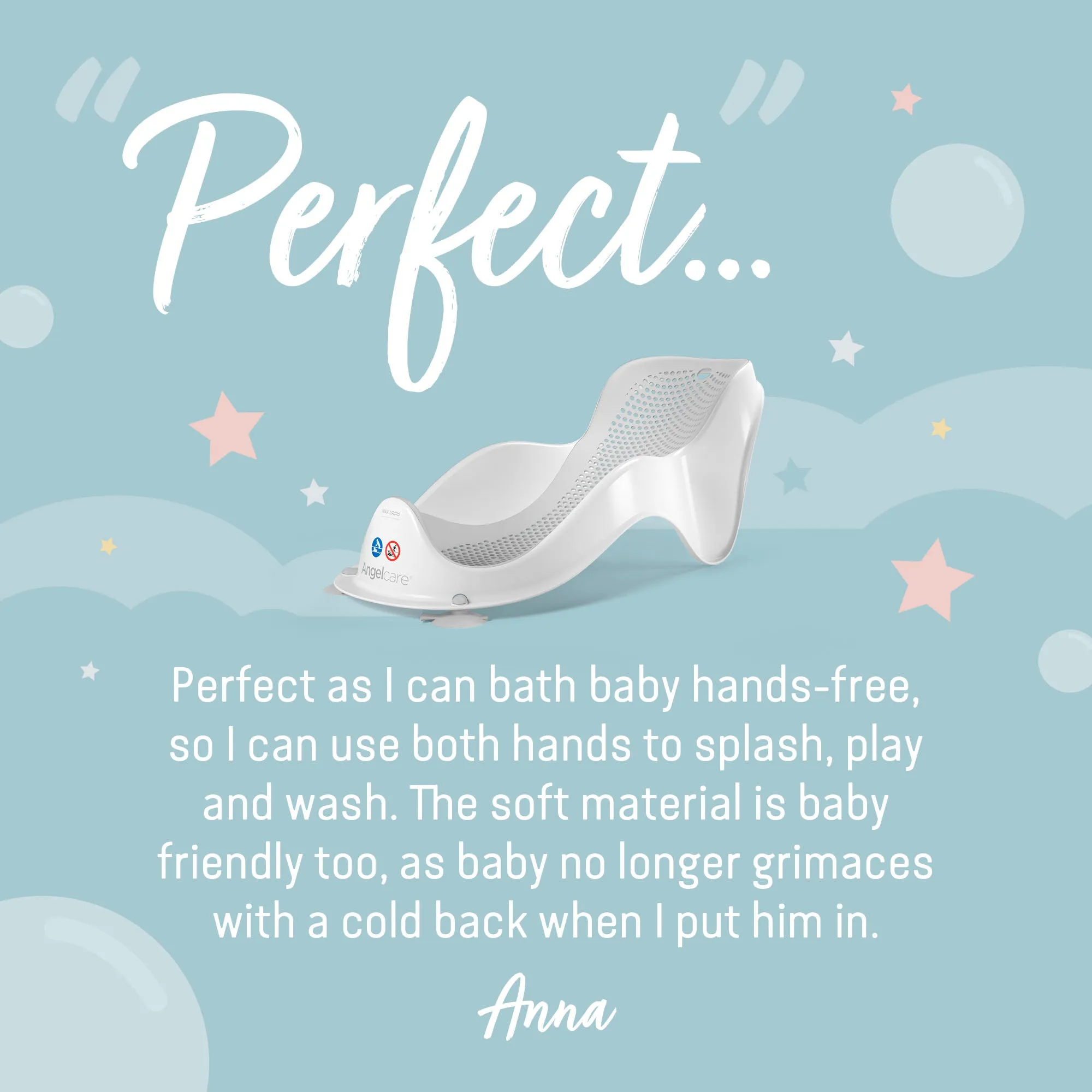 Angelcare Soft Touch Mini Baby Bath Support