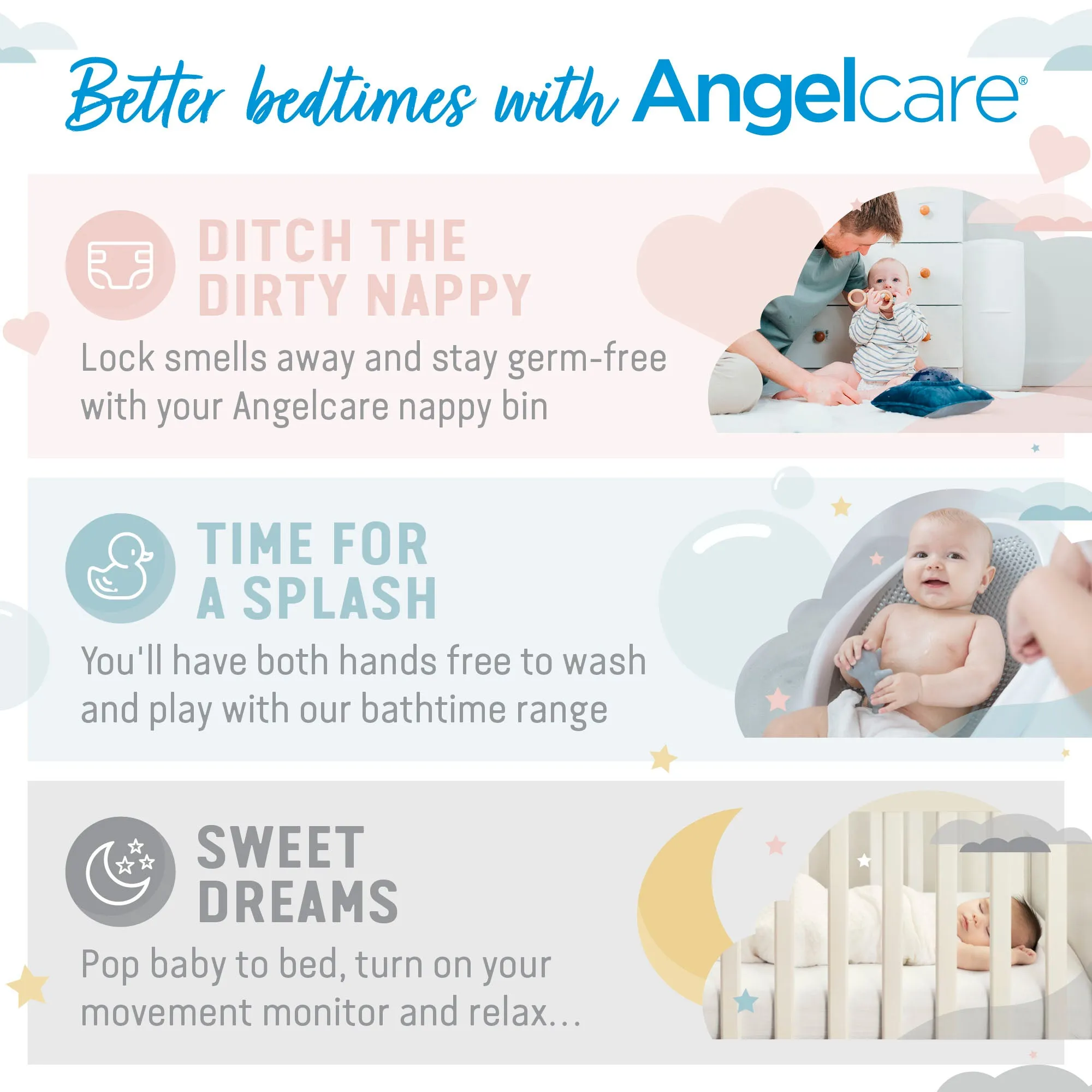 Angelcare Soft Touch Mini Baby Bath Support