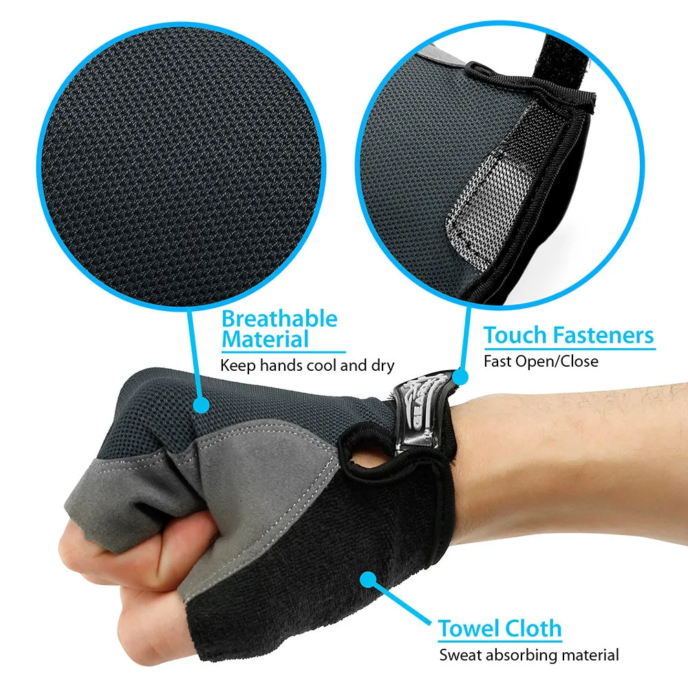 Anti-slip  Sports Shock-Absorbing Riding Biking Cycle Gloves