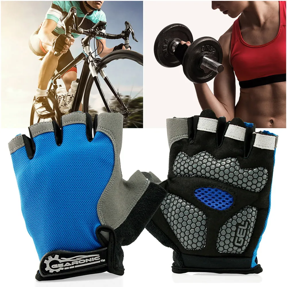 Anti-slip  Sports Shock-Absorbing Riding Biking Cycle Gloves