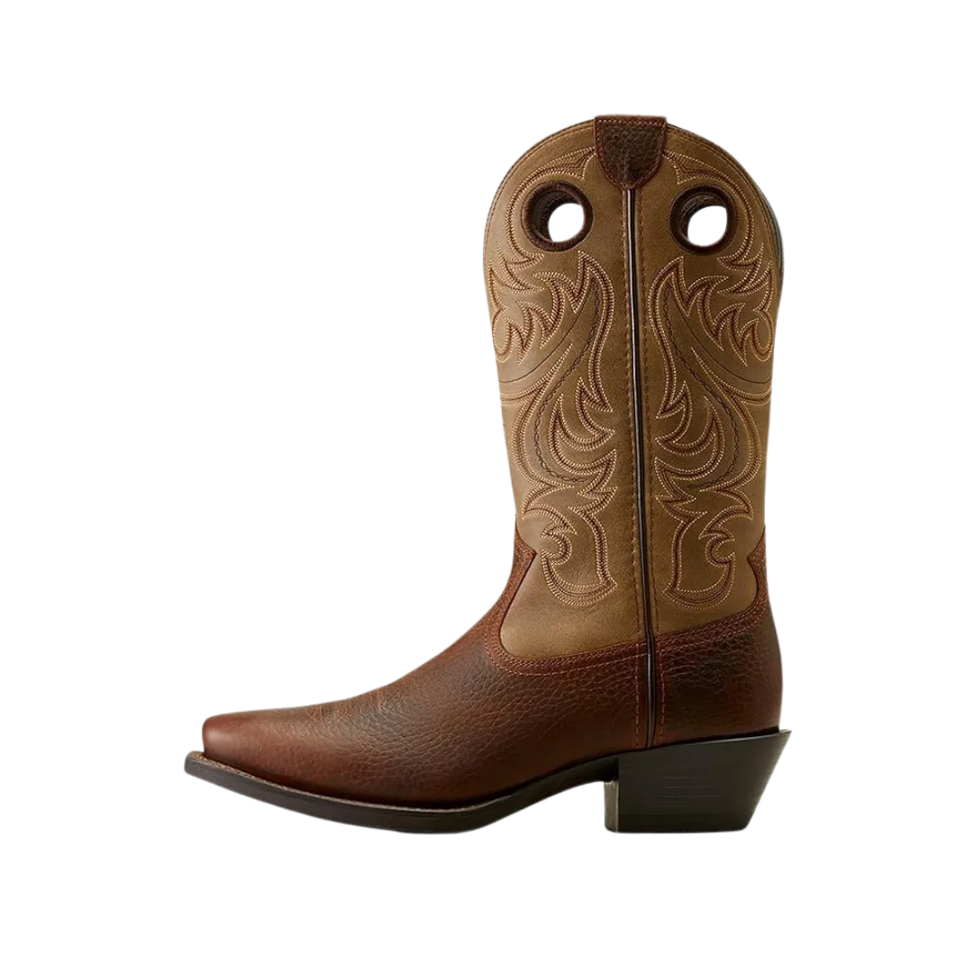 Ariat Men's Sport Square Toe Brown Oiled Rowdy Boots