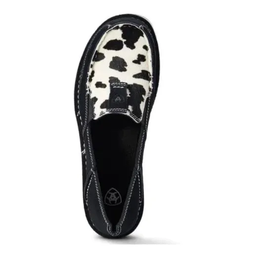 Ariat Women's Cruiser- Black/White Cowhide