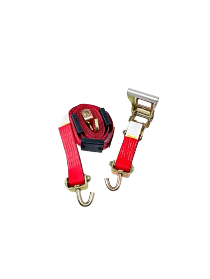 AS-KKSJ10RT - 2" x 11' Ratchet Assembly w/ Swivel J-Hooks, Rubber Cleats & Stoppers-BETTER