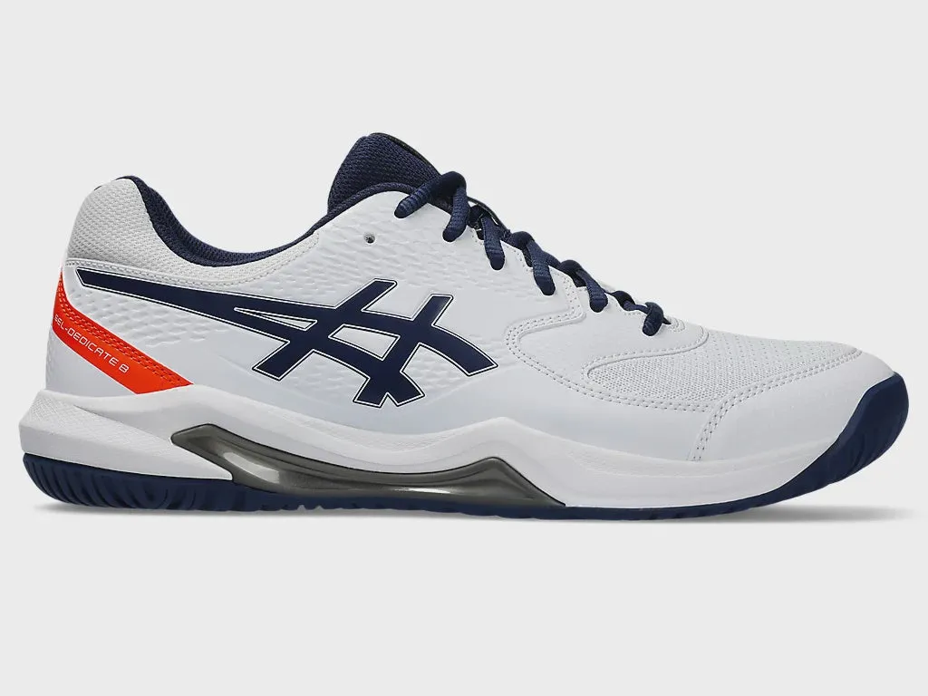 Asics Gel-Dedicate 8 Men White/Blue Expanse