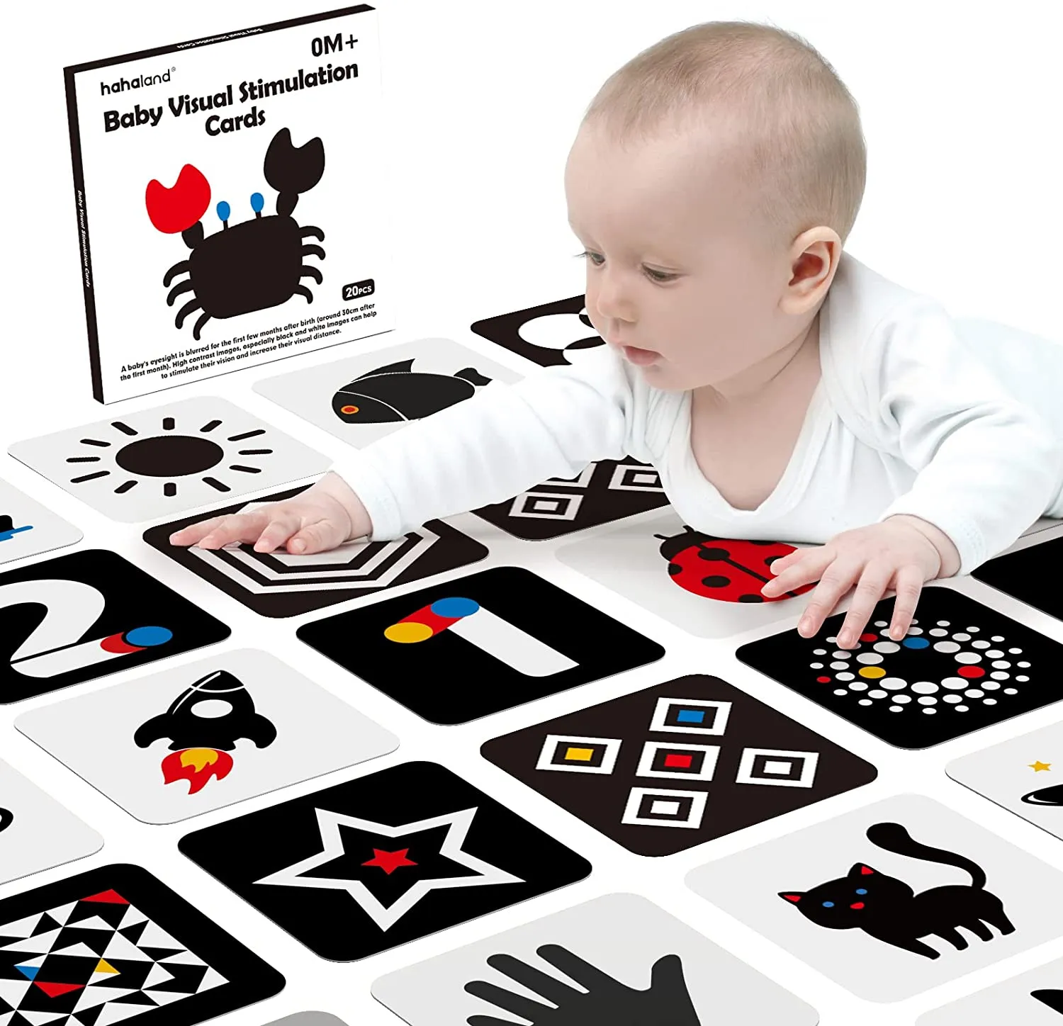 Baby Flash Cards Visual Stimulation Cards