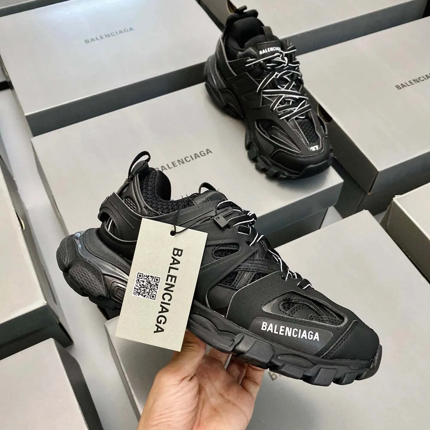 Balenciaga Track Black