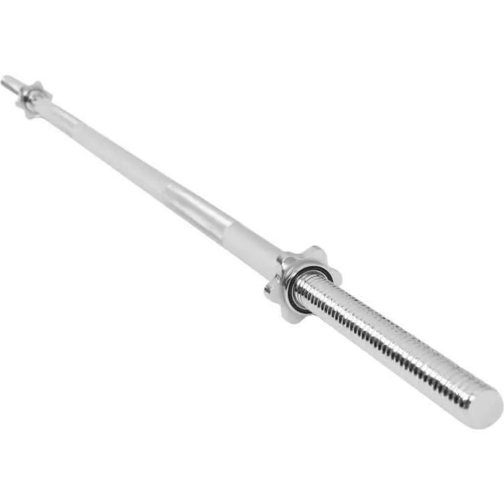 Barbell Bar 170cm - Spinlock Star Collars - Chrome