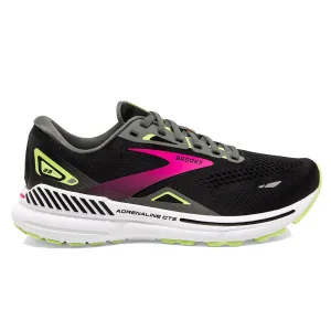 Brooks Adrenaline GTS 23 Womens | Black/gunmetal/sharp Green