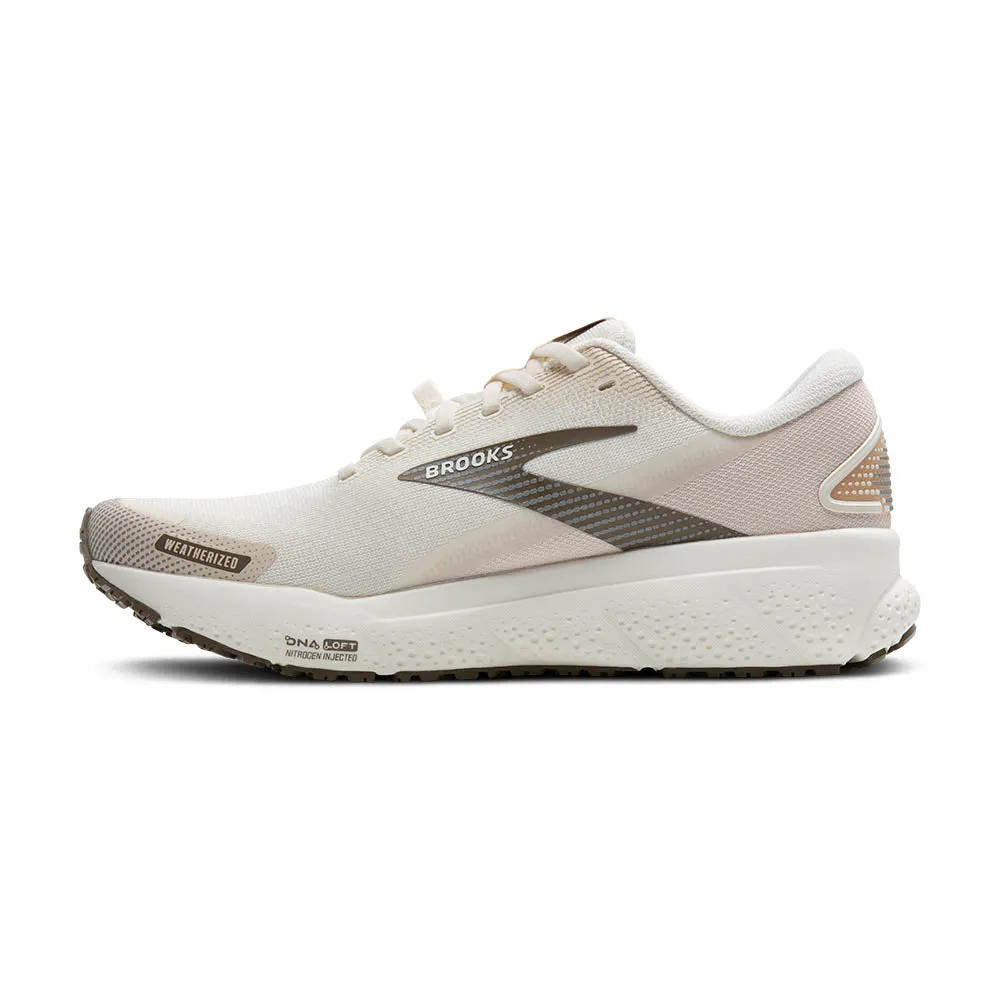 Brooks Ghost 16 Weatherised (Womens) - Almond Peach/Coconut/Falcon