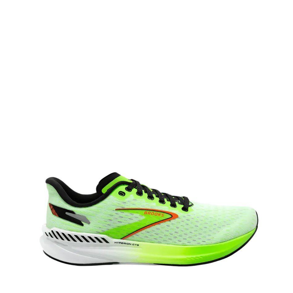 Brooks Hyperion GTS Men's Running Shoes in Green Gecko/Red/Orange/White AW23