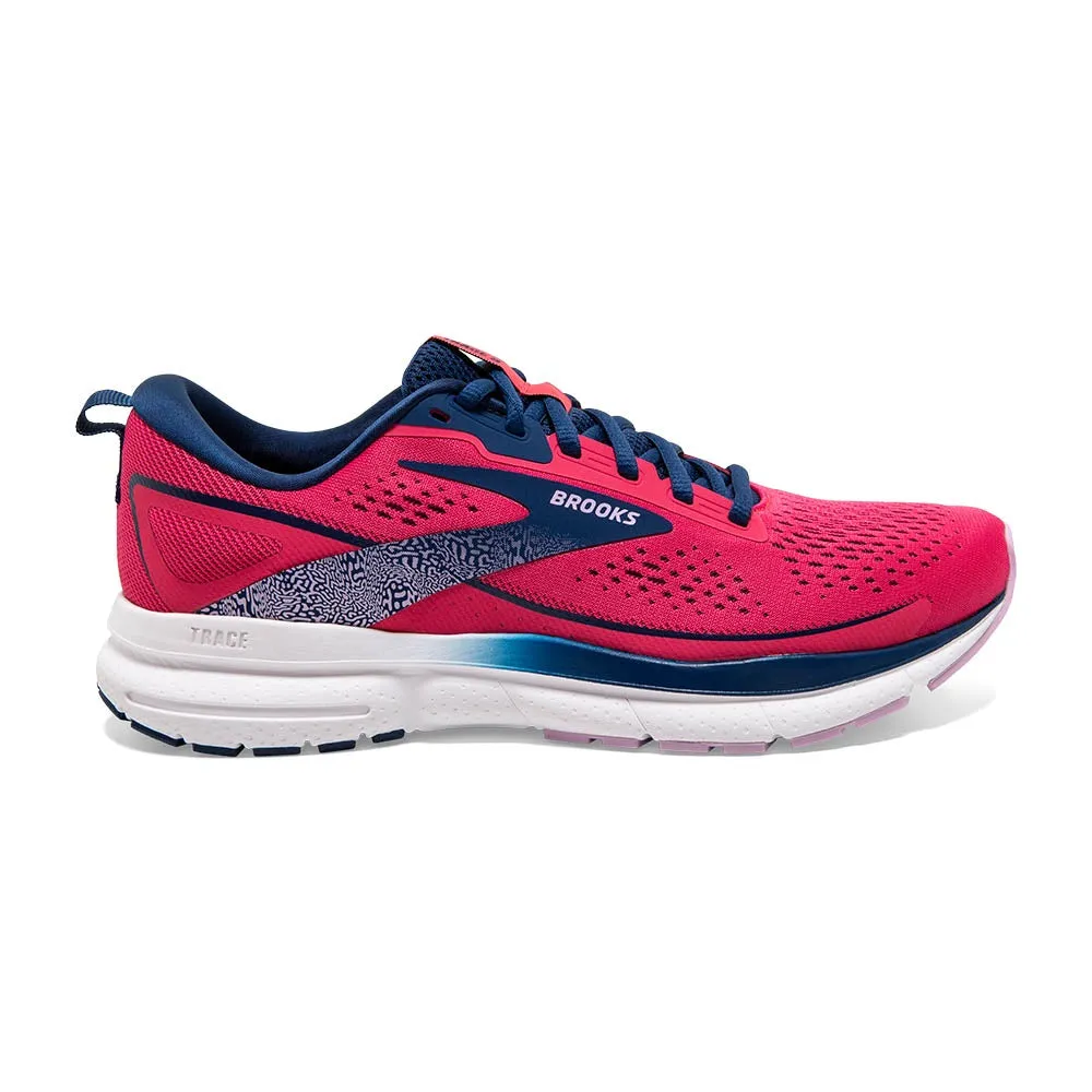 Brooks Trace 3 (Womens) - Raspberry/Blue/Orchid