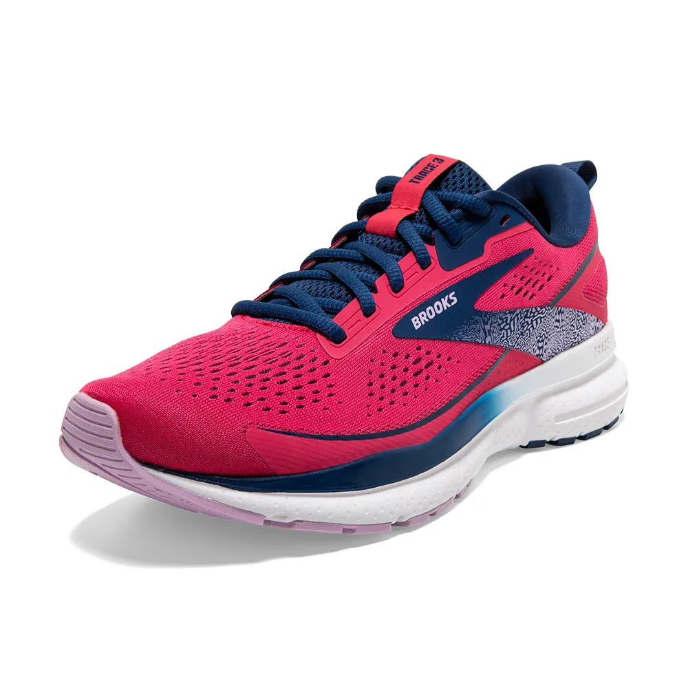 Brooks Trace 3 (Womens) - Raspberry/Blue/Orchid