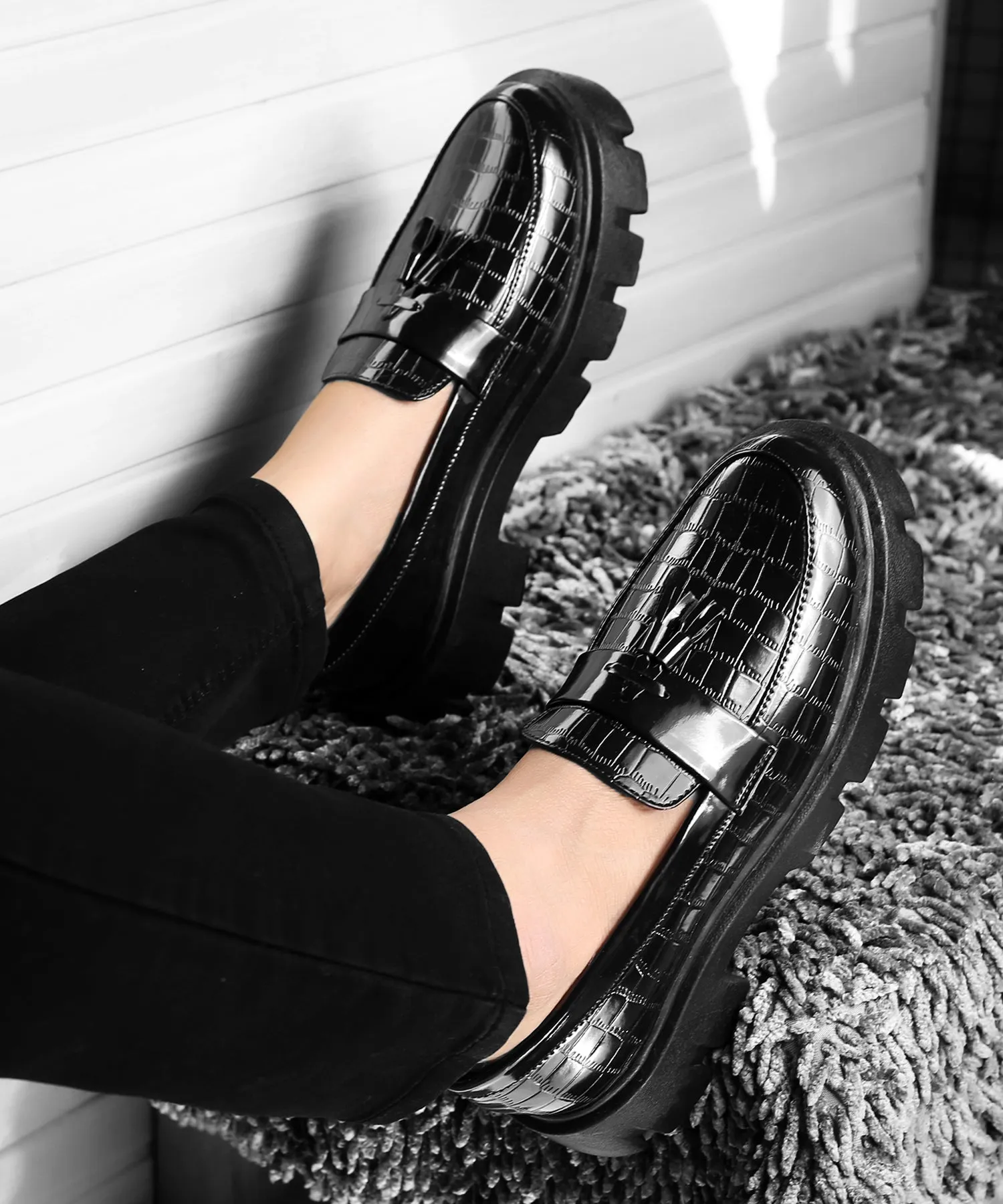 Bxxy's Faux Leather Slip-on Loafers