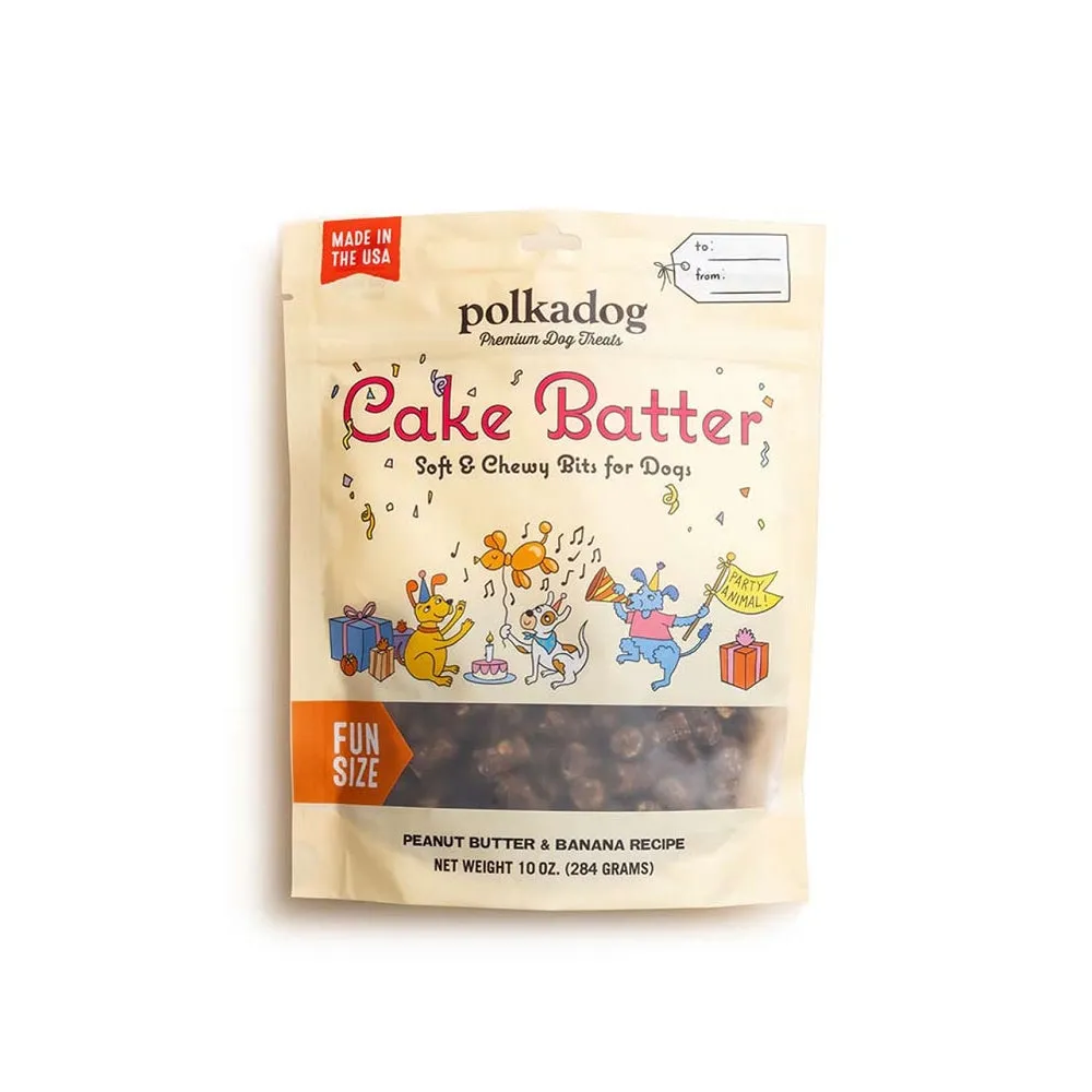 Cake Batter Peanut Butter and Banana Training Dog Treats