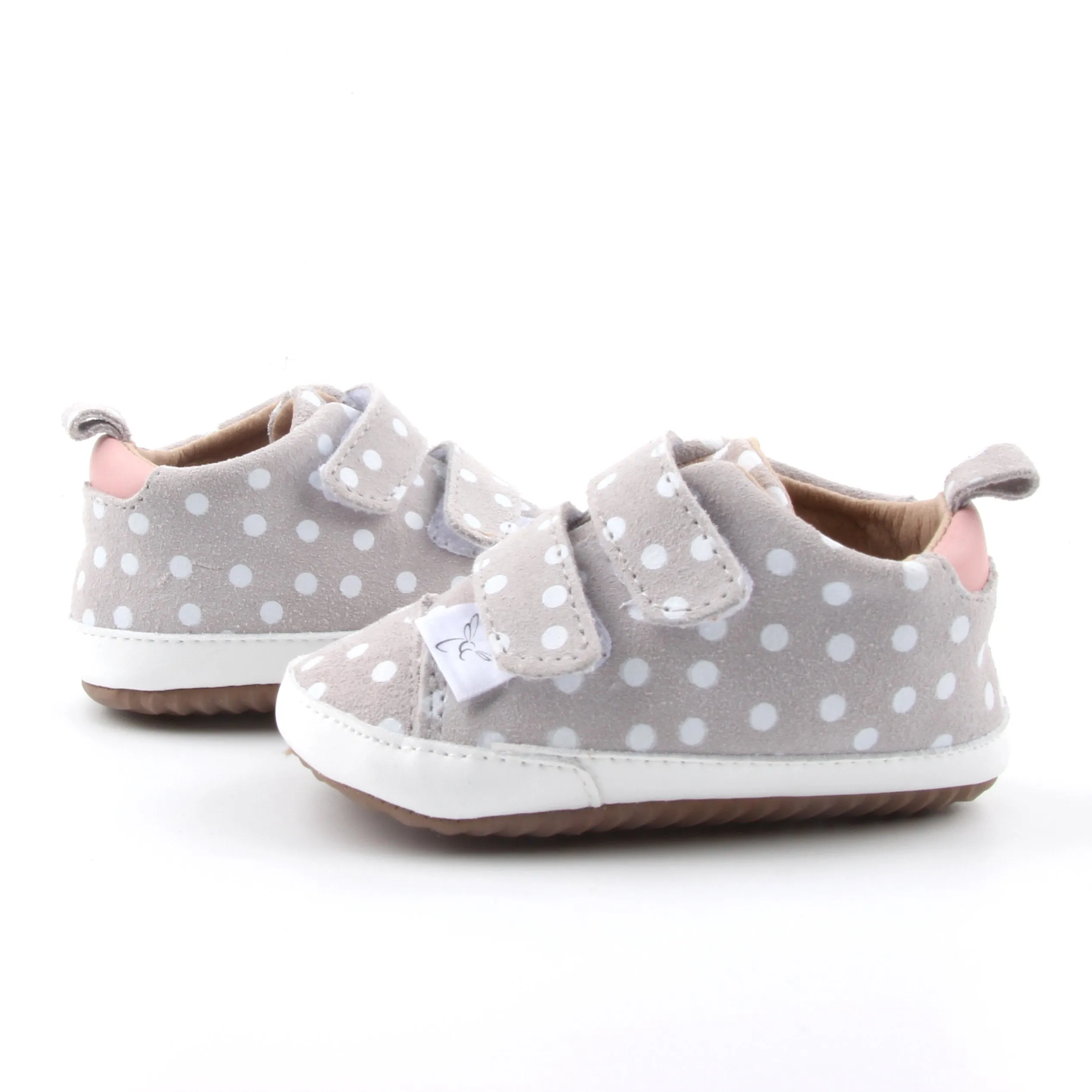 Casual Polka Dot & Pink Low Top