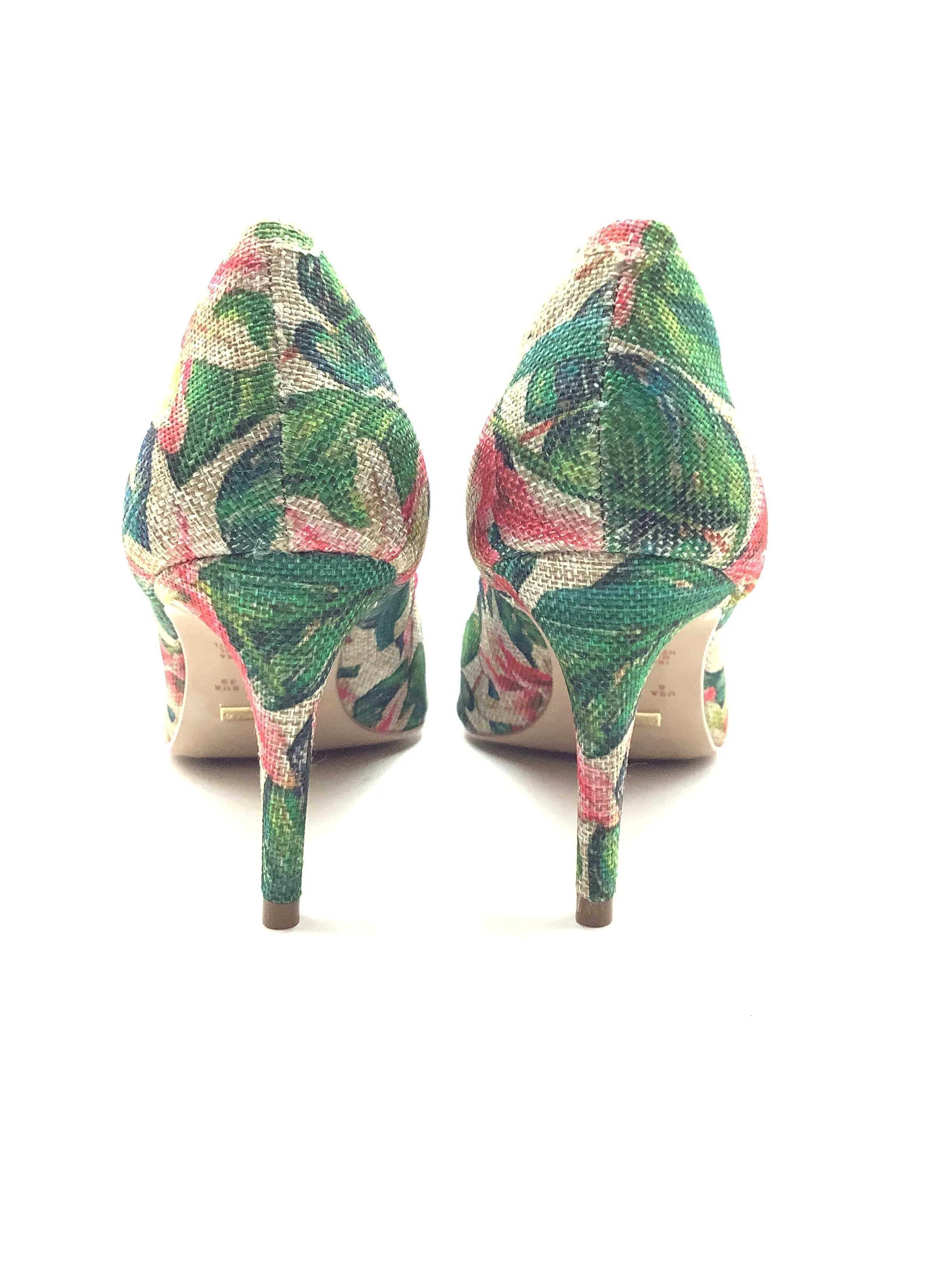 Cecconello Pumps Floral Print Pointed Front From Aruba Size: US 8/ Bra 37