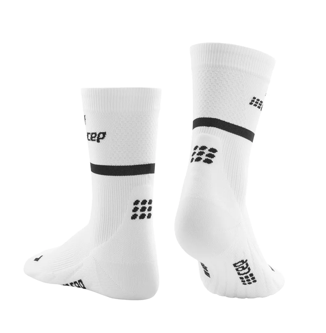 CEP Men's The Run Socks Mid-Cut V4 - White