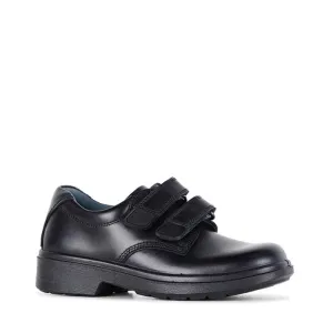 Clarks Denver Black Leather School Shoe