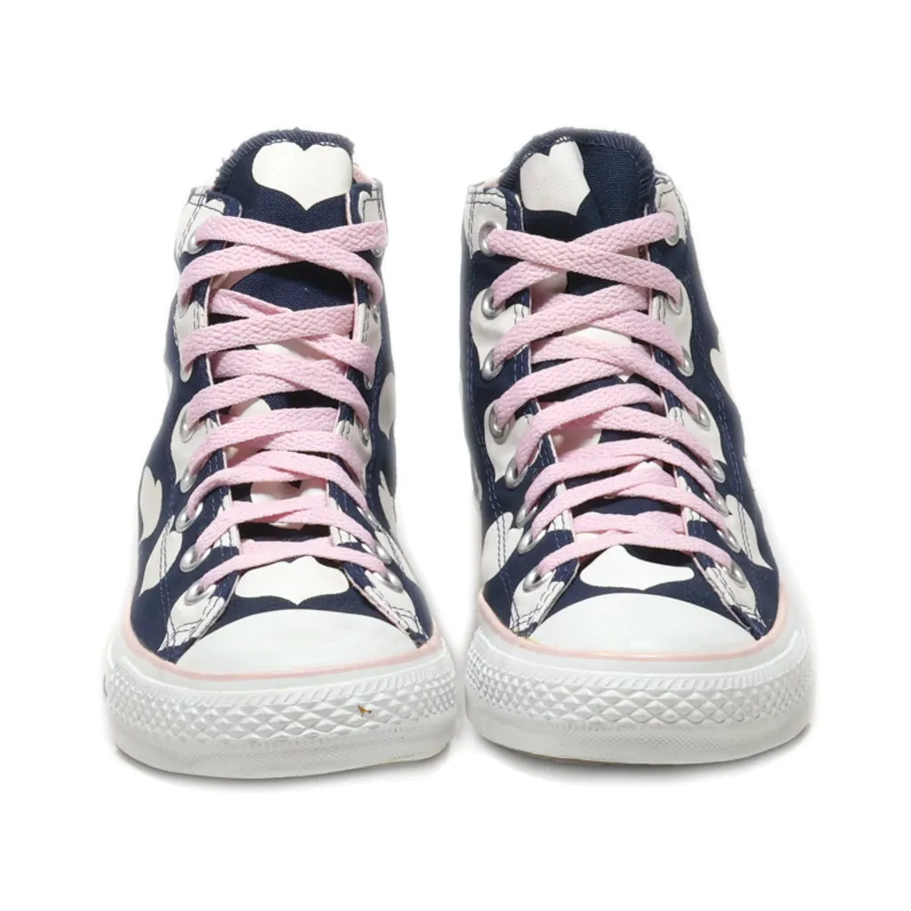 Converse Chuck Taylor High-Top Sneakers Canvas Blue Colour For Women